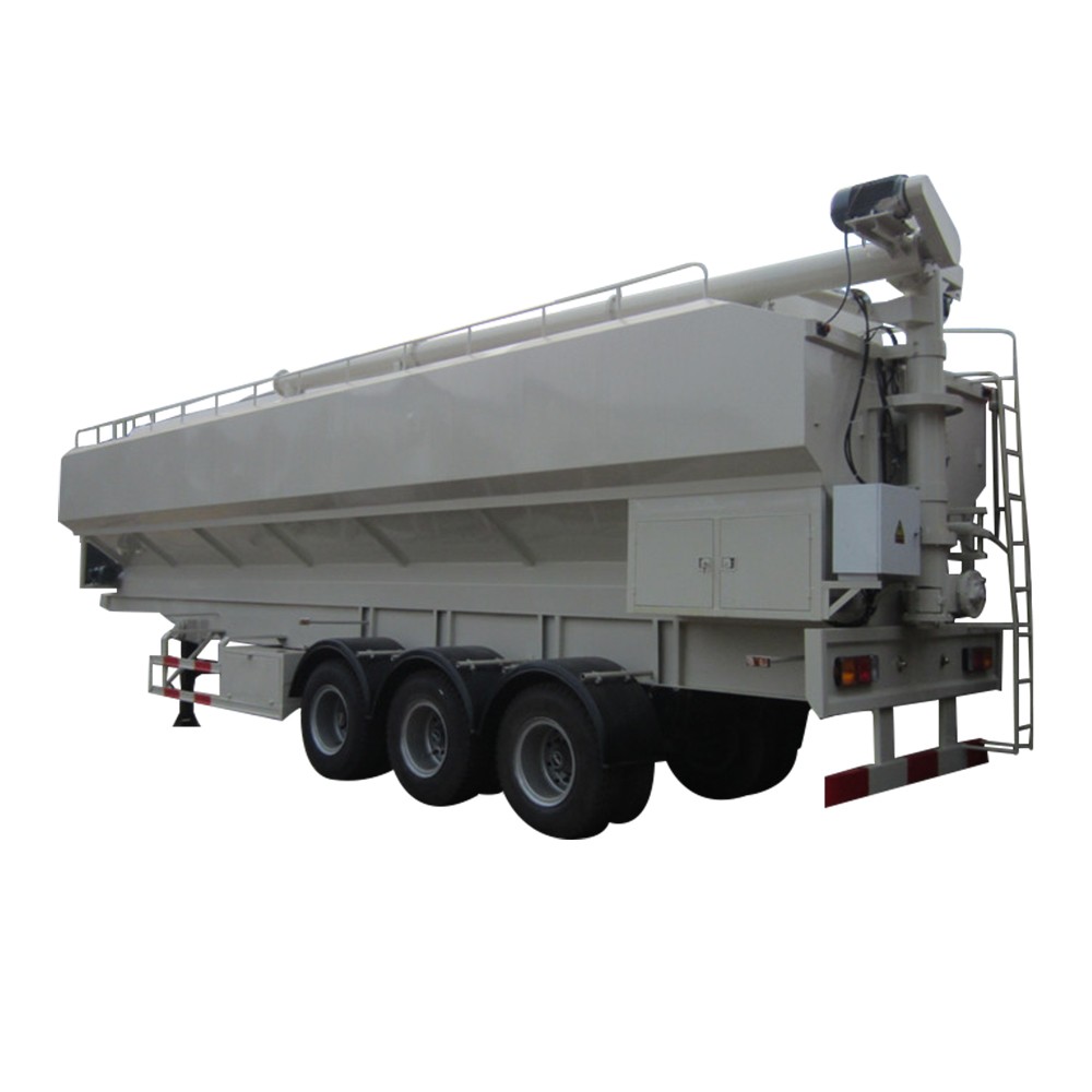 55 Cbm Bulk Feed Cargo مقطورة